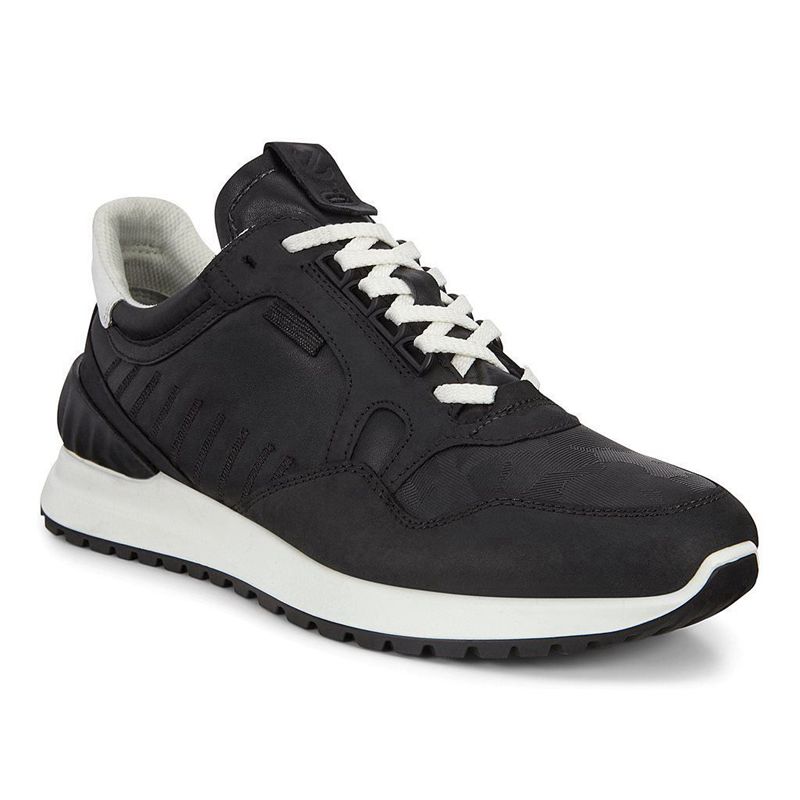Men Casual Ecco Astir - Sneakers Black - India VMLIDT485